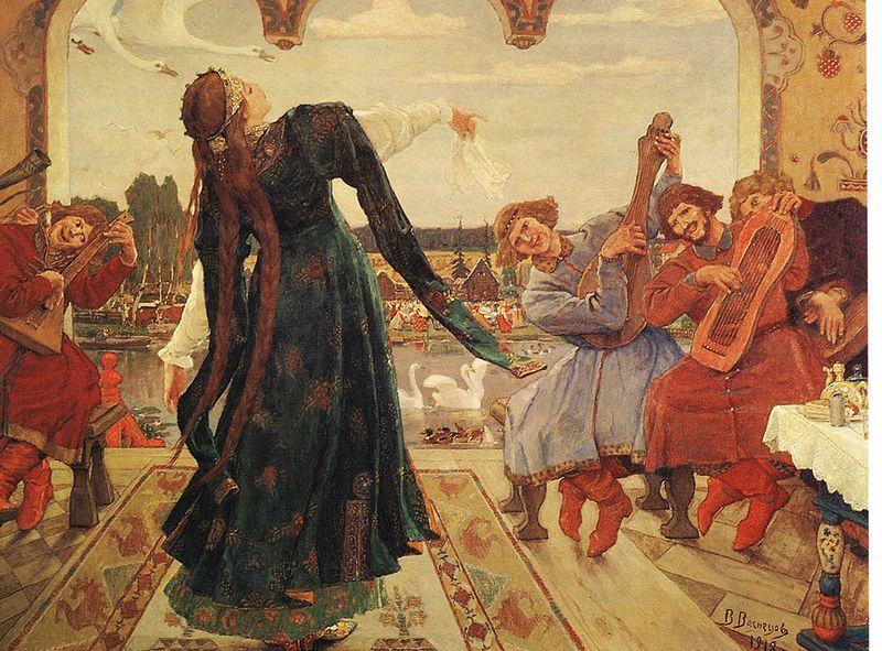 Viktor Vasnetsov Frog Tsarevna oil painting image